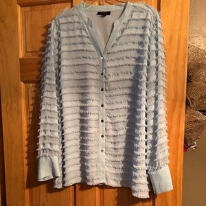 Alfani Light Blue Button-Up Shirt